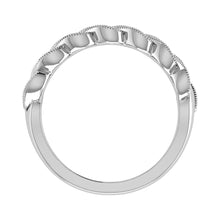 Cargar imagen en el visor de la galería, 14K White Gold 1/5 Ct.Tw. Diamond Cuban Style Band