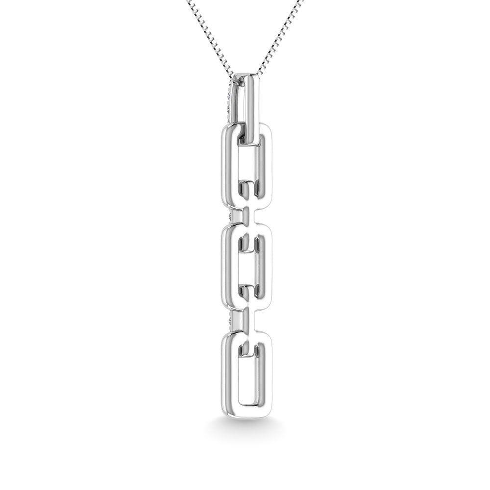 Diamond 1/8 Ct.Tw. Fashion Pendant in 10K White Gold