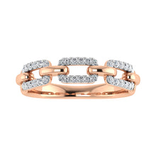 Cargar imagen en el visor de la galería, 10K Rose Gold 1/4 Ct.Tw. Diamond Fashion Ring