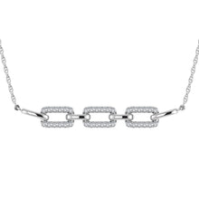 Load image into Gallery viewer, Diamond 1/5 Ct.Tw. Fashion Necklace in 10K White Gold