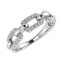 Cargar imagen en el visor de la galería, 10K White Gold 1/4 Ct.Tw. Diamond Fashion Ring