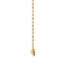 Load image into Gallery viewer, 10K Yellow Gold 1/5 Ct.Tw. Round Diamond Cuban Link Necklace