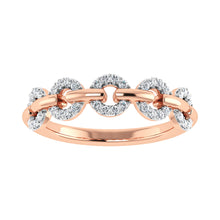 Cargar imagen en el visor de la galería, 10K Rose Gold 1/6 Ct.Tw. Diamond Fashion Ring