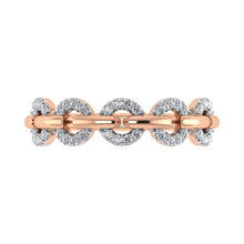 Cargar imagen en el visor de la galería, 10K Rose Gold 1/6 Ct.Tw. Diamond Fashion Ring