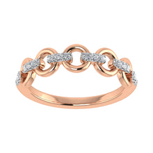 Cargar imagen en el visor de la galería, 10K Rose Gold 1/10 Ct.Tw. Diamond Fashion Ring