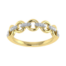 Cargar imagen en el visor de la galería, 10K Yellow Gold 1/10 Ct.Tw. Diamond Fashion Ring