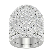 Cargar imagen en el visor de la galería, 14K 6.00ct Diamond Bridal Ring