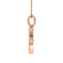 Cargar imagen en el visor de la galería, Diamond 1/8 Ct.Tw. Letter B Pendant in 10K Rose Gold