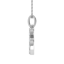 Cargar imagen en el visor de la galería, Diamond 1/8 Ct.Tw. Letter B Pendant in 10K White Gold