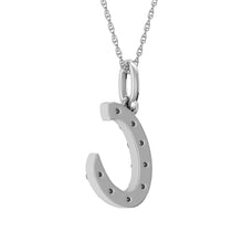 Cargar imagen en el visor de la galería, Diamond 1/8 Ct.Tw. Letter C Pendant in 10K White Gold