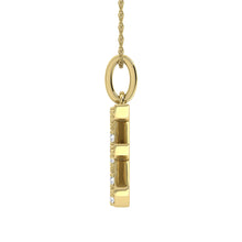 Load image into Gallery viewer, Diamond 1/8 Ct.Tw. Letter E Pendant in 10K Yellow Gold