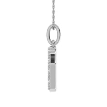 Load image into Gallery viewer, Diamond 1/8 Ct.Tw. Letter G Pendant in 10K White Gold