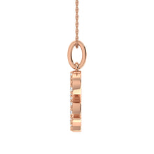 Cargar imagen en el visor de la galería, Diamond 1/8 Ct.Tw. Letter R Pendant in 10K Rose Gold