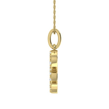 Load image into Gallery viewer, Diamond 1/8 Ct.Tw. Letter R Pendant in 10K Yellow Gold