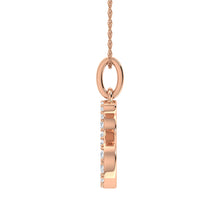 Cargar imagen en el visor de la galería, Diamond 1/8 Ct.Tw. Letter S Pendant in 10K Rose Gold