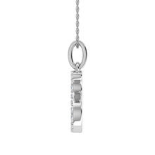 Cargar imagen en el visor de la galería, Diamond 1/8 Ct.Tw. Letter S Pendant in 10K White Gold