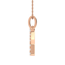 Load image into Gallery viewer, Diamond 1/8 Ct.Tw. Letter Y Pendant in 10K Rose Gold