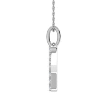 Cargar imagen en el visor de la galería, Diamond 1/8 Ct.Tw. Letter Y Pendant in 10K White Gold