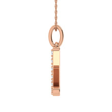 Load image into Gallery viewer, Diamond 1/8 Ct.Tw. Letter Z Pendant in 10K Rose Gold