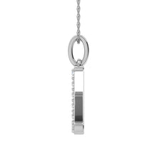 Load image into Gallery viewer, Diamond 1/8 Ct.Tw. Letter Z Pendant in 10K White Gold