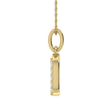 Load image into Gallery viewer, Diamond 1/20 Ct.Tw. Letter A Pendant in 10K Yellow Gold