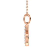 Load image into Gallery viewer, Diamond 1/20 Ct.Tw. Letter B Pendant in 10K Rose Gold