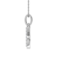 Load image into Gallery viewer, Diamond 1/20 Ct.Tw. Letter B Pendant in 10K White Gold