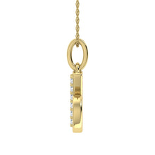 Load image into Gallery viewer, Diamond 1/20 Ct.Tw. Letter B Pendant in 10K Yellow Gold