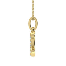 Load image into Gallery viewer, Diamond 1/20 Ct.Tw. Letter C Pendant in 10K Yellow Gold