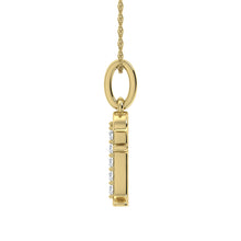 Load image into Gallery viewer, Diamond 1/20 Ct.Tw. Letter F Pendant in 10K Yellow Gold