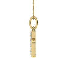 Load image into Gallery viewer, Diamond 1/20 Ct.Tw. Letter H Pendant in 10K Yellow Gold