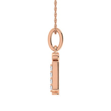 Cargar imagen en el visor de la galería, Diamond 1/20 Ct.Tw. Letter I Pendant in 10K Rose Gold