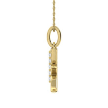 Load image into Gallery viewer, Diamond 1/20 Ct.Tw. Letter K Pendant in 10K Yellow Gold