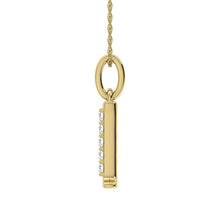 Load image into Gallery viewer, Diamond 1/20 Ct.Tw. Letter L Pendant in 10K Yellow Gold