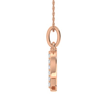 Load image into Gallery viewer, Diamond 1/20 Ct.Tw. Letter P Pendant in 10K Rose Gold