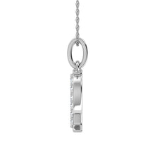 Cargar imagen en el visor de la galería, Diamond 1/20 Ct.Tw. Letter P Pendant in 10K White Gold