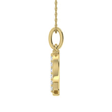 Load image into Gallery viewer, Diamond 1/20 Ct.Tw. Letter P Pendant in 10K Yellow Gold