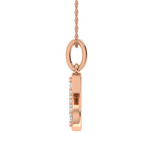 Load image into Gallery viewer, Diamond 1/20 Ct.Tw. Letter S Pendant in 10K Rose Gold