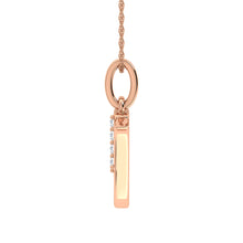 Load image into Gallery viewer, Diamond 1/20 Ct.Tw. Letter Y Pendant in 10K Rose Gold