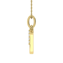 Load image into Gallery viewer, Diamond 1/20 Ct.Tw. Letter Y Pendant in 10K Yellow Gold