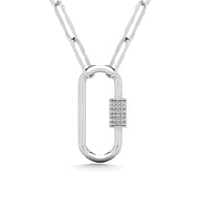 Cargar imagen en el visor de la galería, Diamond 1/20 Ct.Tw. Fashion Pendant in Sterling Silver