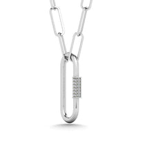 Cargar imagen en el visor de la galería, Diamond 1/20 Ct.Tw. Fashion Pendant in Sterling Silver