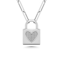 Load image into Gallery viewer, Diamond 1/10 Ct.Tw. Fashion Pendant in 925 Silver