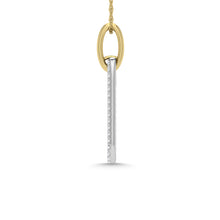 Cargar imagen en el visor de la galería, Diamond 1/4 Ct.Tw. Fashion Pendant in 14K Two Tone