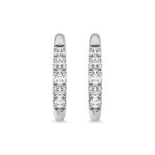 Load image into Gallery viewer, 14K White Gold Diamond 1/6 Ct.Tw. Fashion Earrings