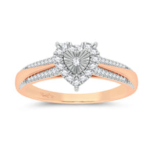 Load image into Gallery viewer, 10K 0.15ct Diamond Ring