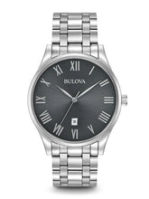 Cargar imagen en el visor de la galería, Bulova Classic Acero inoxidable con números romanos - 96B261