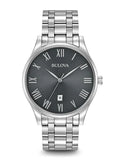 Bulova Classic Acero inoxidable con números romanos - 96B261