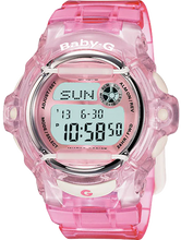 Cargar imagen en el visor de la galería, Casio G-Shock Reloj digital rosa / transparente BG169R-4