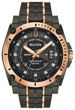 Cargar imagen en el visor de la galería, Bulova Precisionist Inoxidable Tono Negro y Rosa 98D149